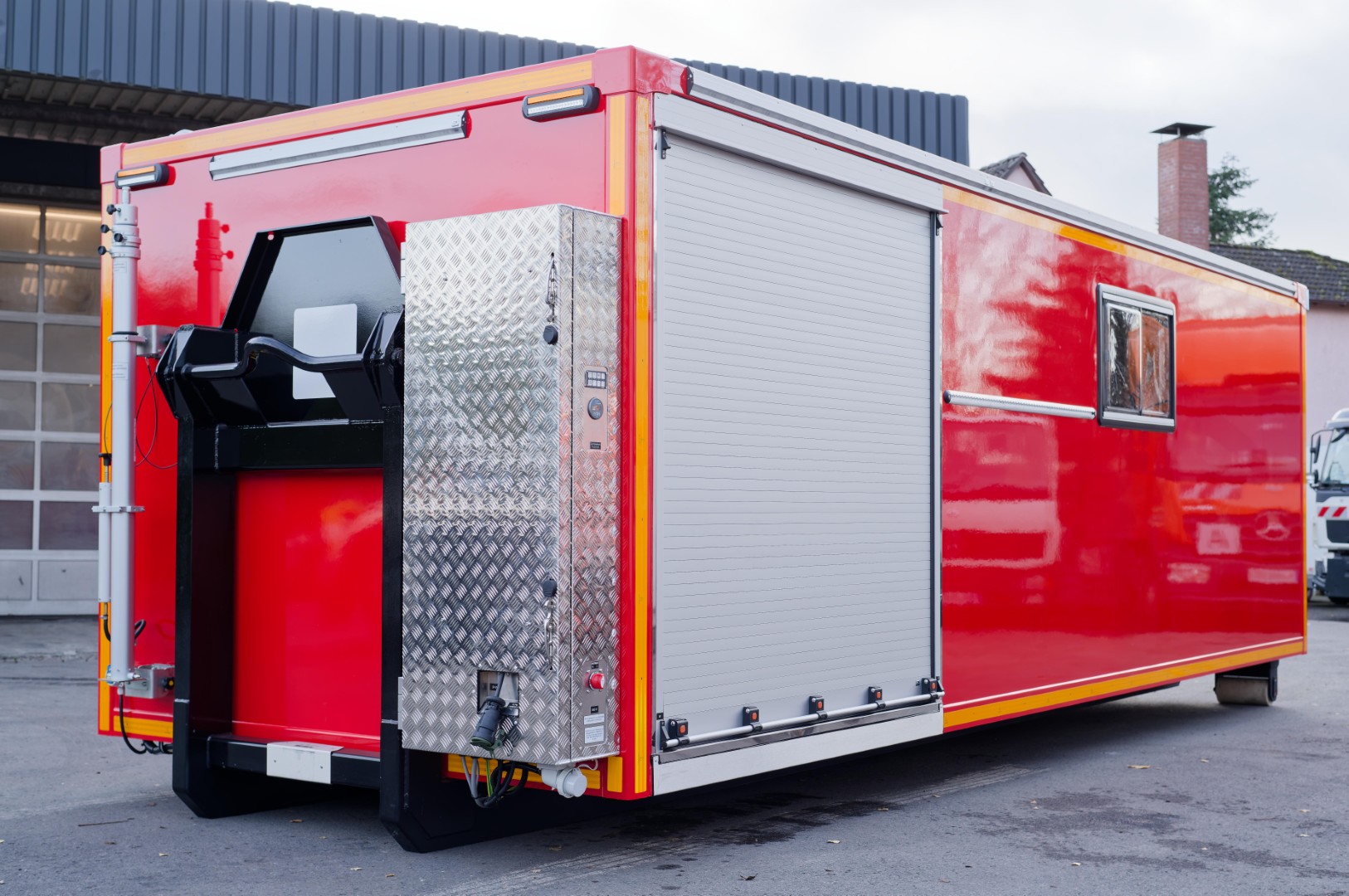 Abrollbehälter AB-Logistik Feuerwehr